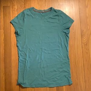 Blue/Green athletic top